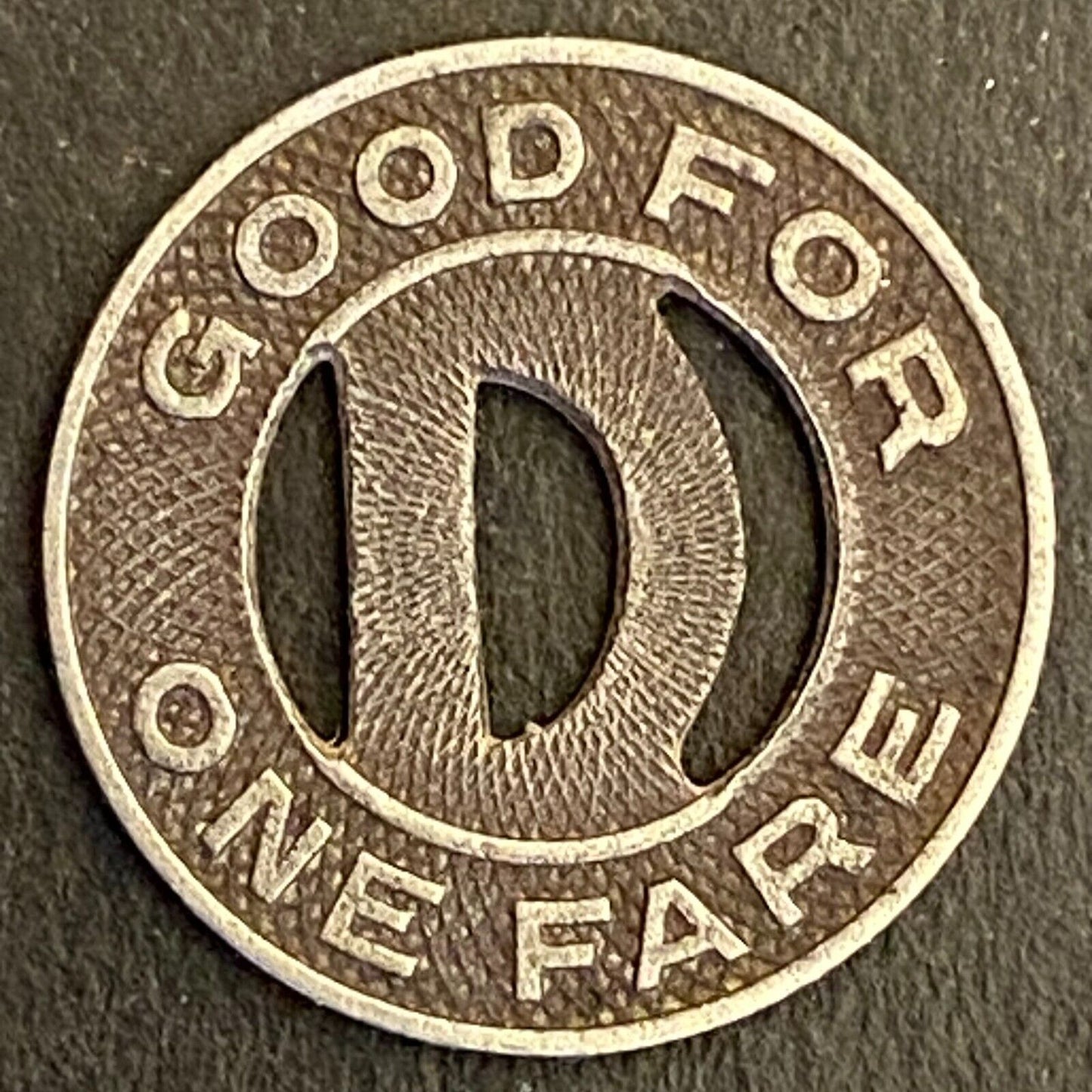 Duke Power Company (Durham, NC) G/F One Fare Transit Token 16mm (#3)