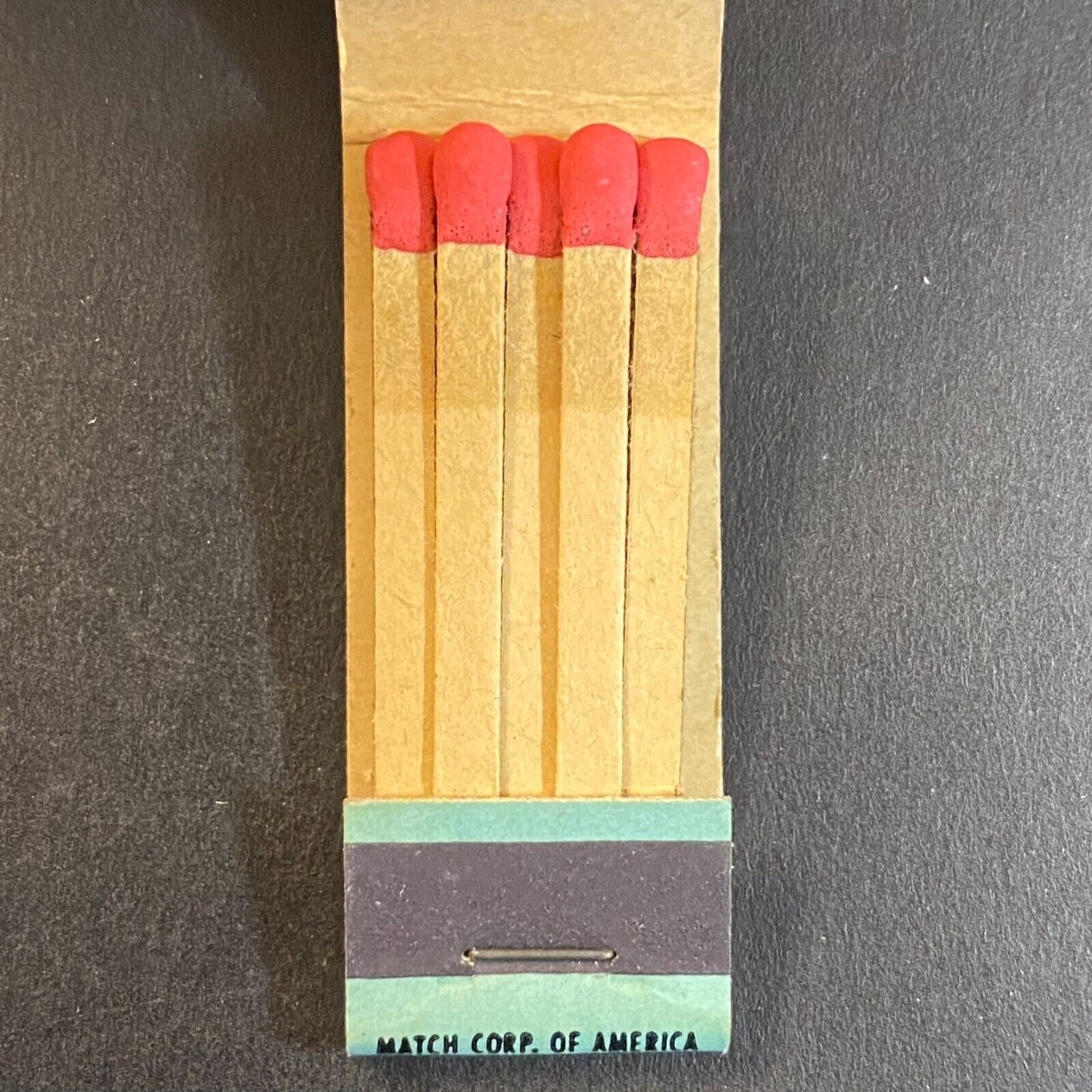 Golden Halo Beauty Salon Full Slim 10-Strike Matchbook c1950's-60's - VGC