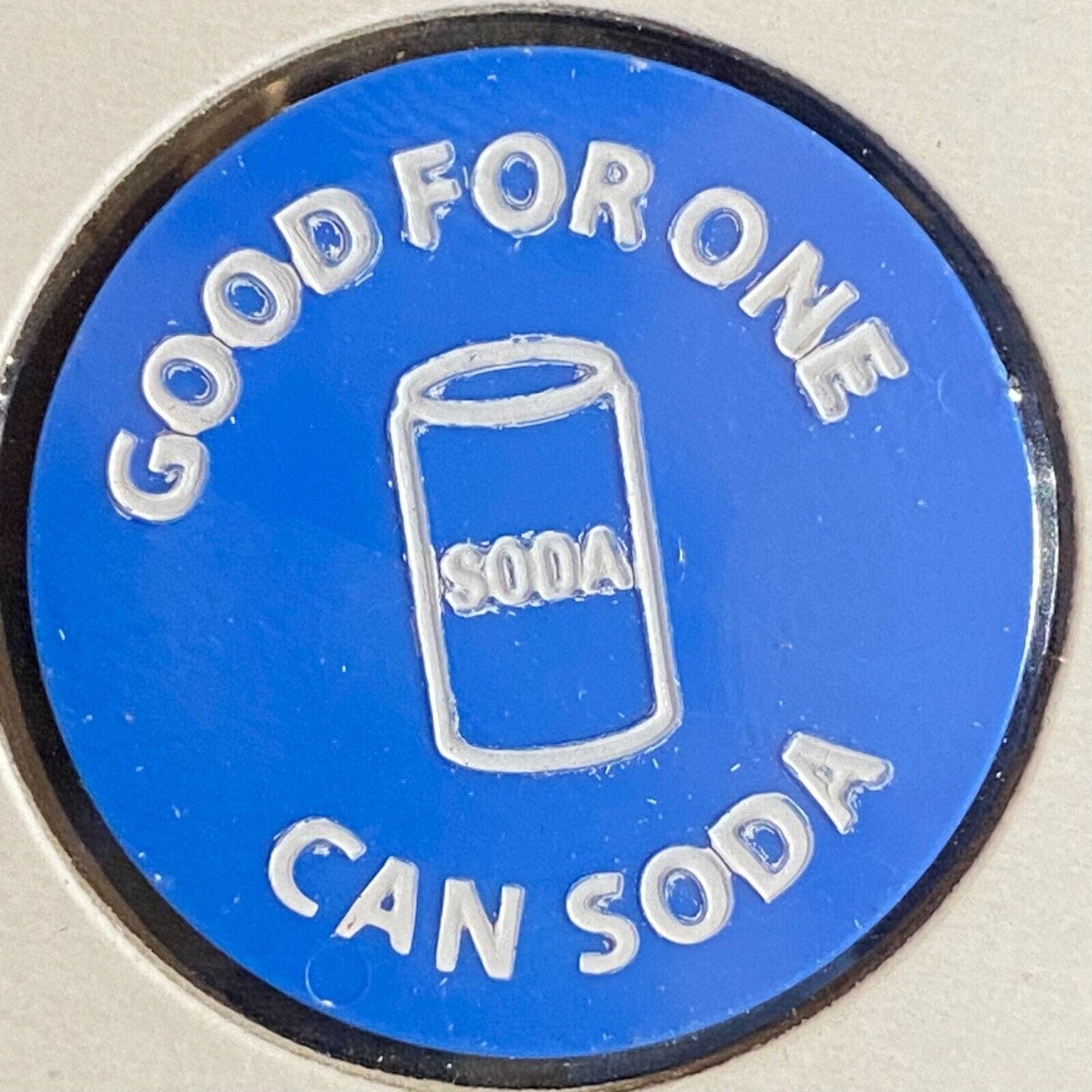Mocanaqua, PA Polish Falcons Nest 163 c1980's Plastic Token G/F One Can Soda