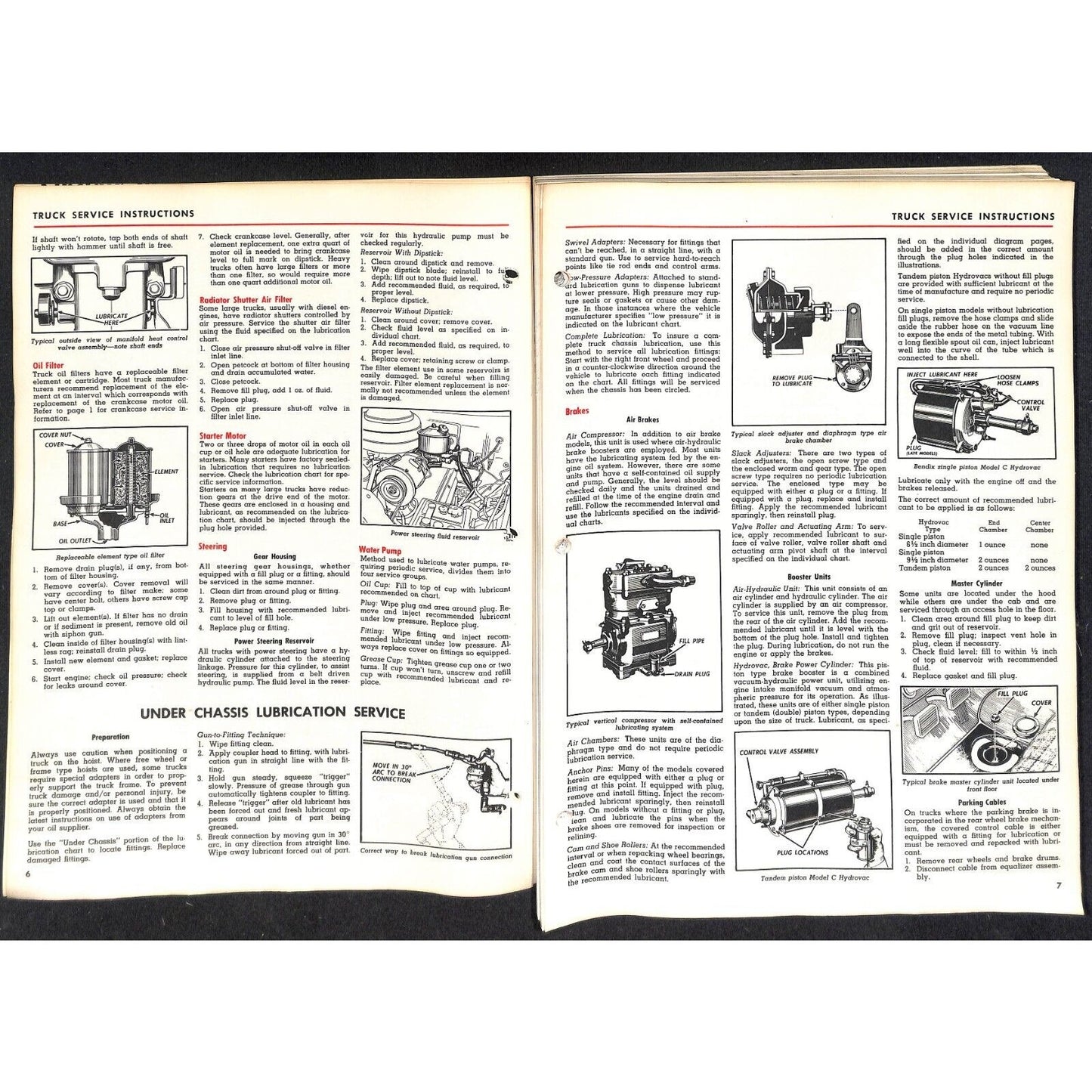 Sinclair Refining "Lubricating Guide Trucks" 1957 Unbound 190+pp VGC