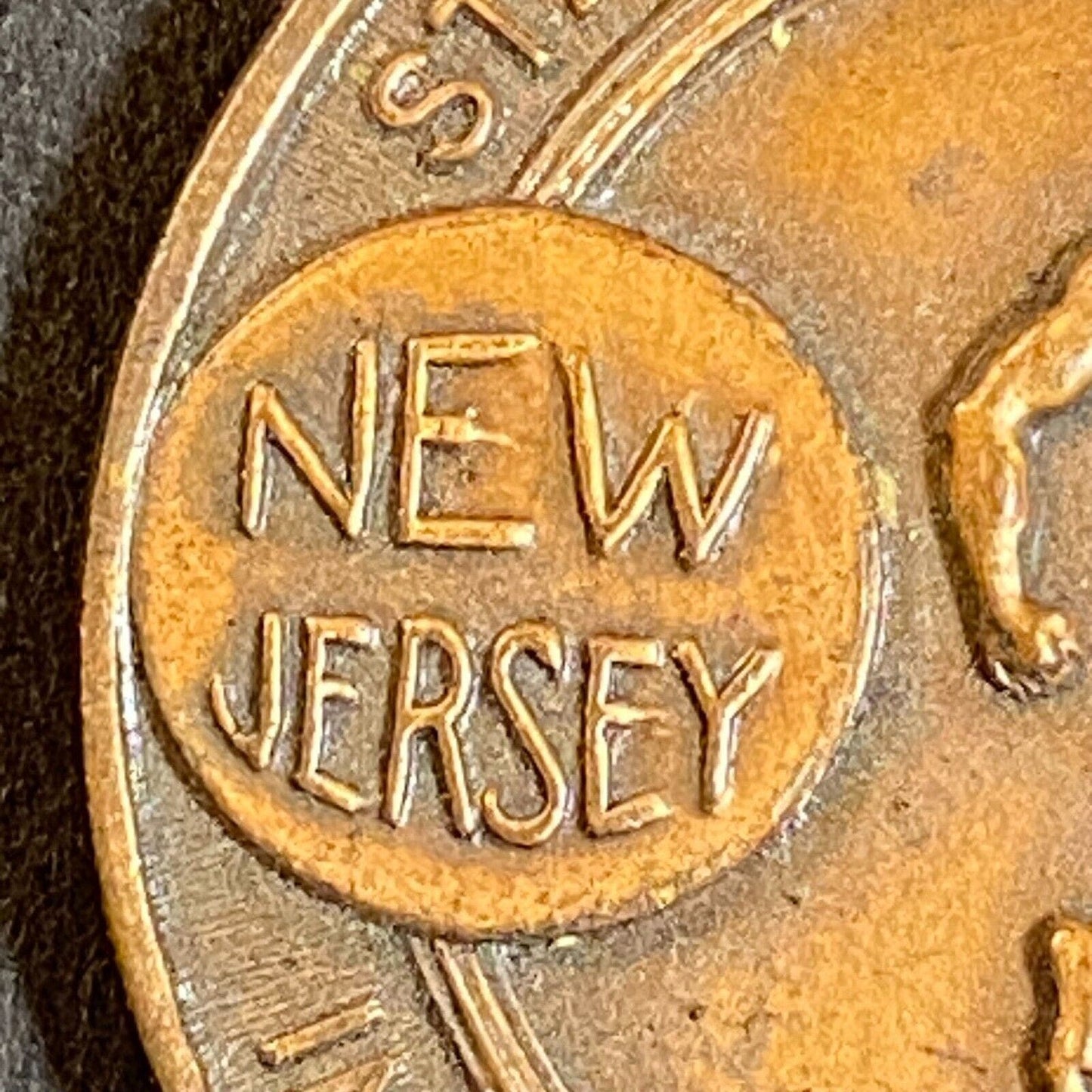1928 St. Benedicts Prep. NJ Championship Interscholastic Medal Shot Put 34mm 18g