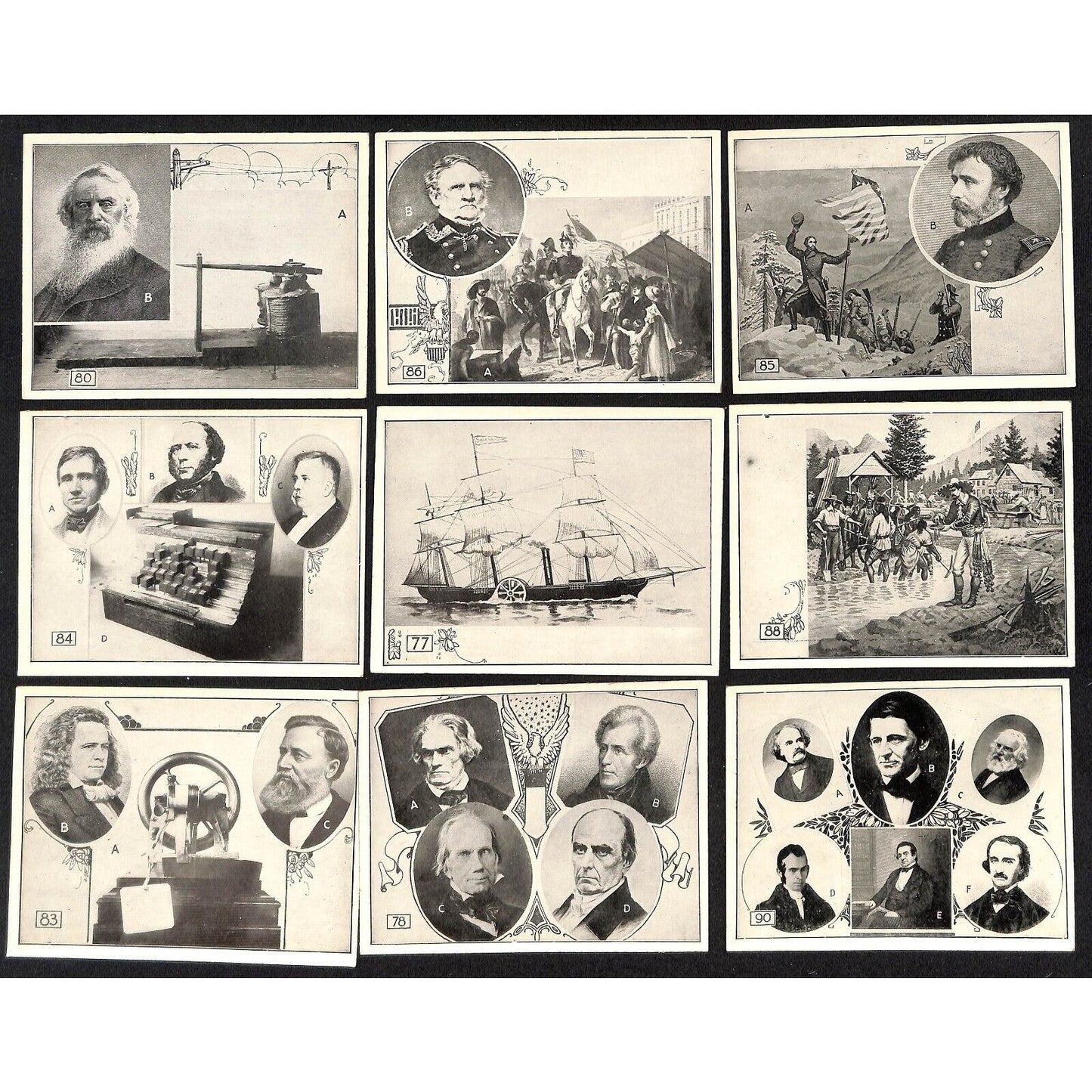 American History in Pictures c1926 Complete Interstate School C-2 Civil War