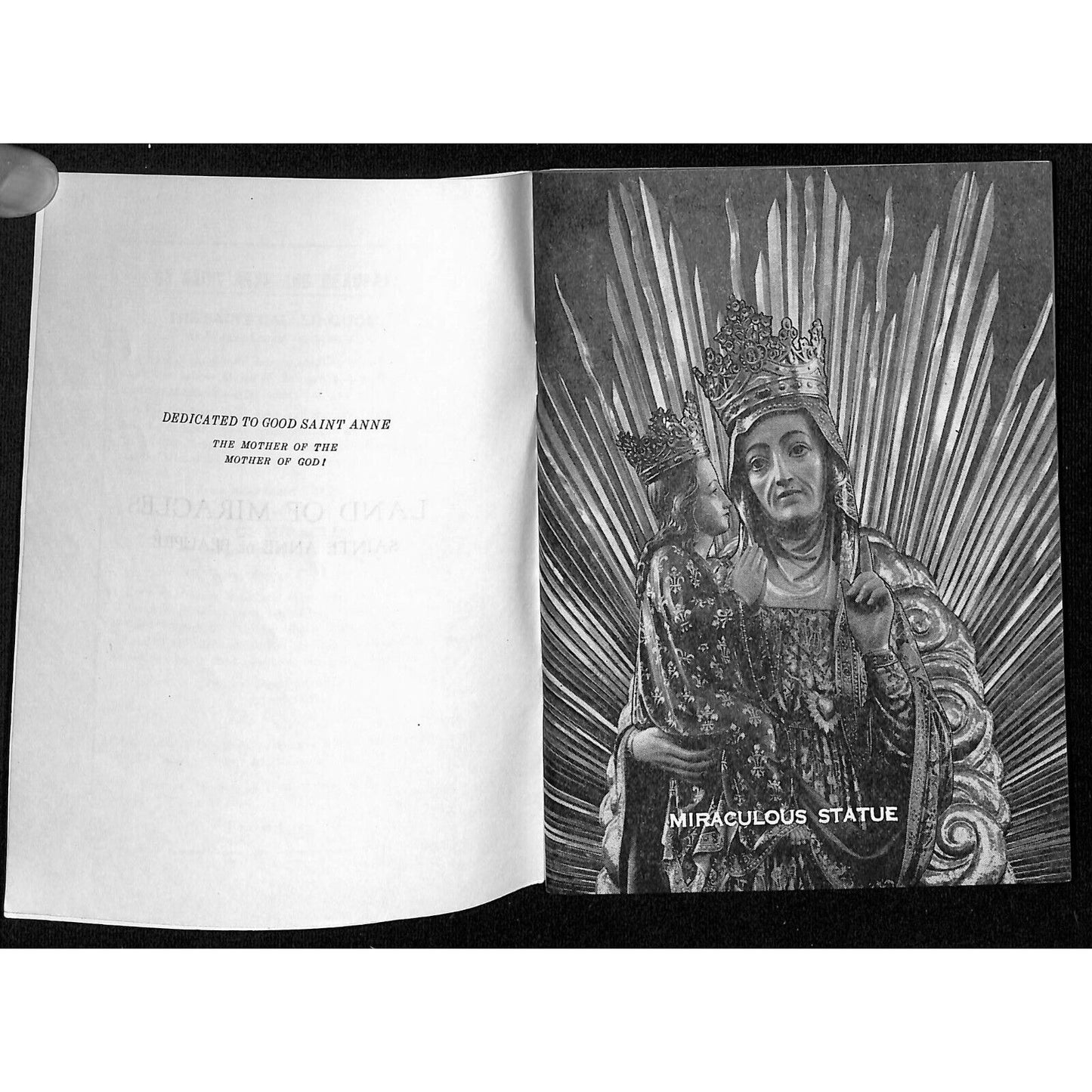 Eugene Lefebvre Sainte Anne de Beaupre "Land of Miracles" Booklet 96+pp c1951
