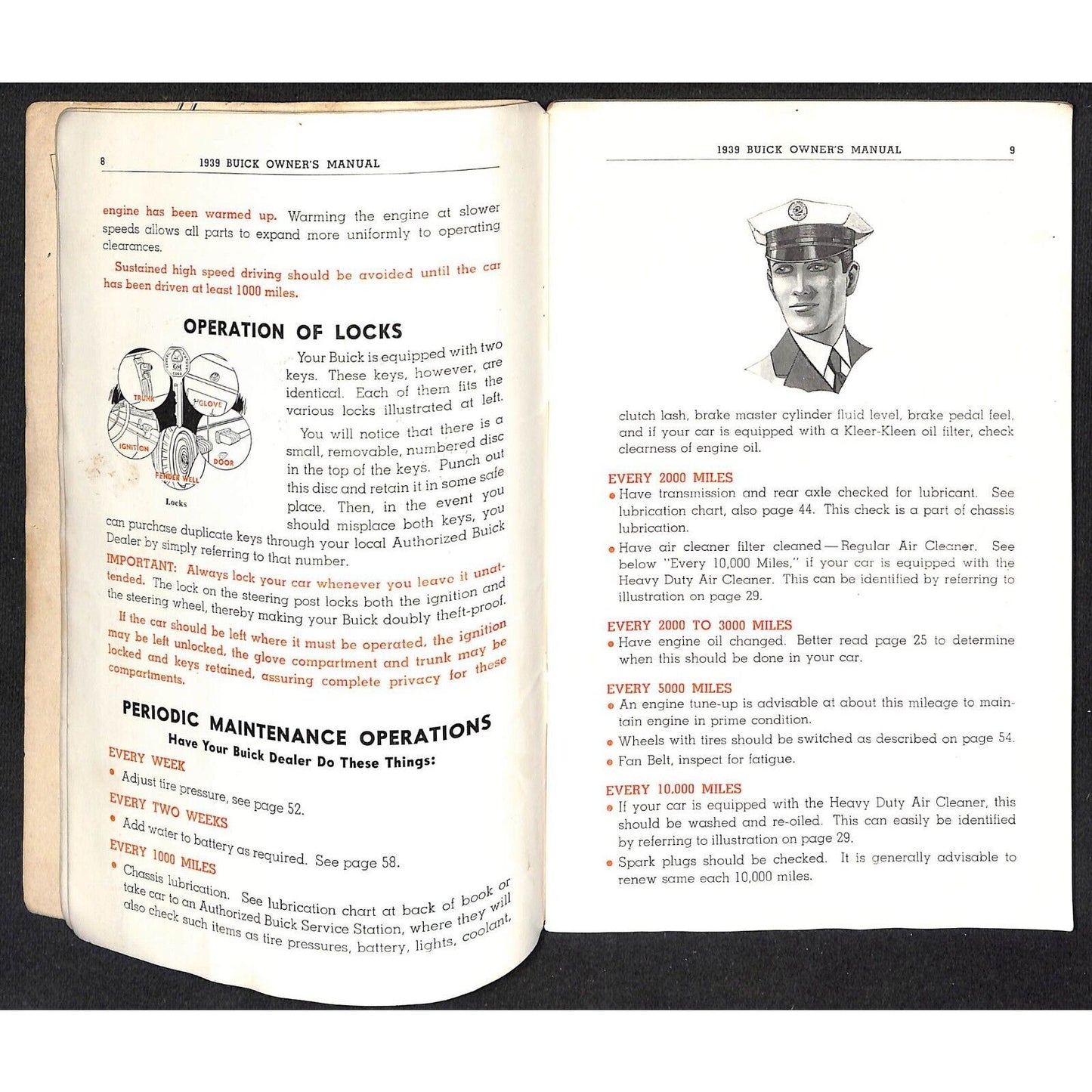 1939 "Your Buick - What it Can Do for You - What You Can Do for It" Booklet 96pp