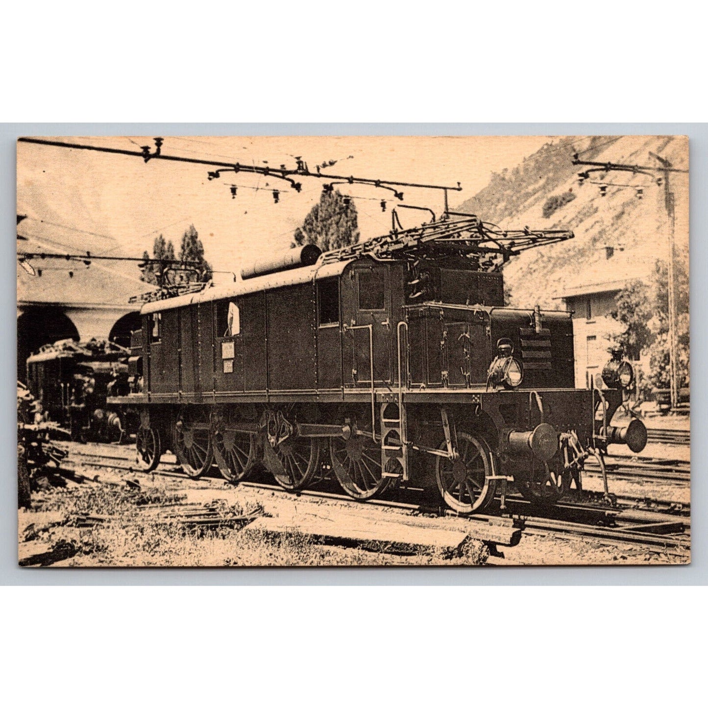 French Railroad RPPC* Postcard Locomotive 1 D 1 Series E 432 c1900 H.M.P.