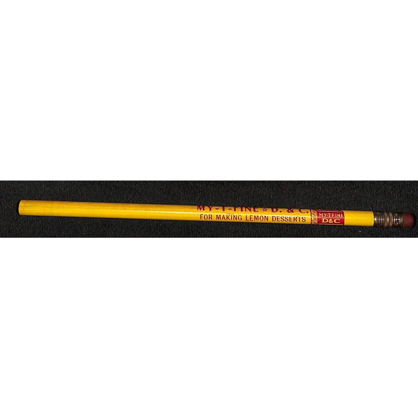 My-T-Fine - D&C Lemon Desserts Vintage Advertising Pencil VGC Unused