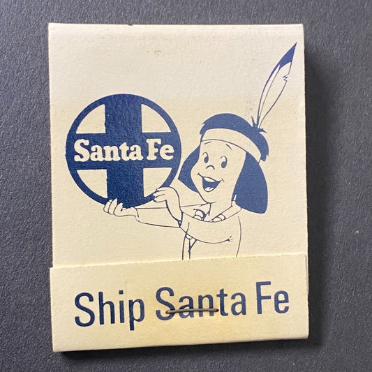 "Ship Santa Fe" Railroad Full Matchbook c1974-80's