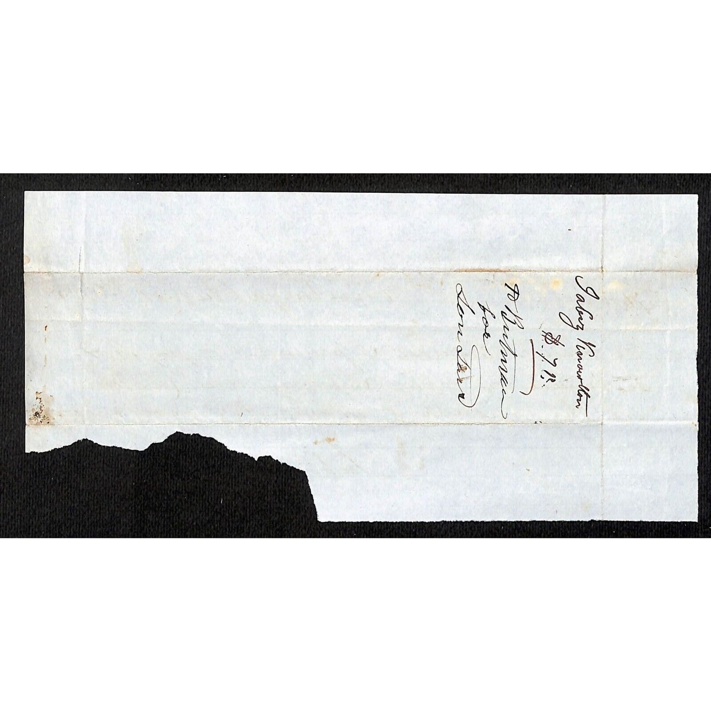 1850 Jabez Knowlton* Newburgh, ME General Store $71 Promissory Note