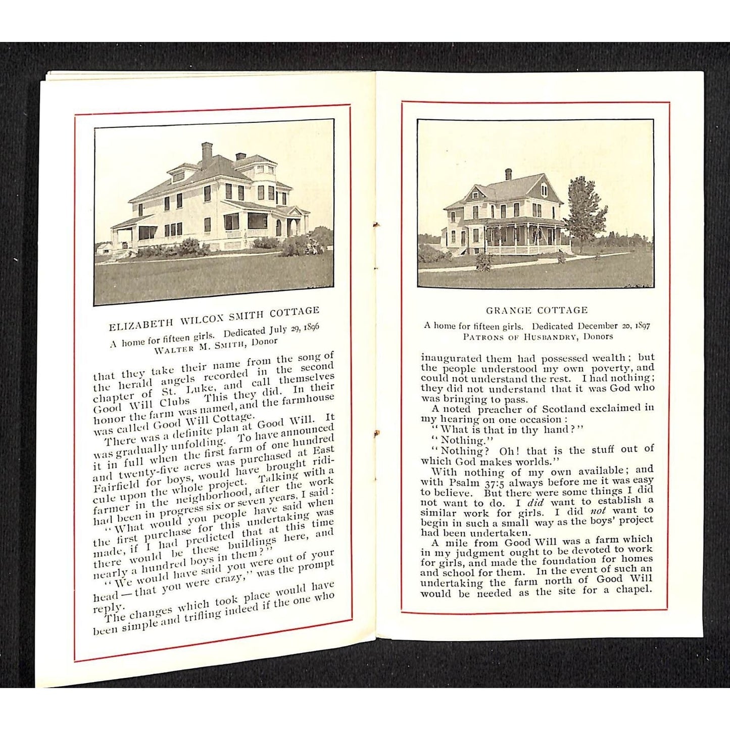 Hinckley, ME 1910 "Good Will Farm" Booklet 12p Letterhead & Cover Knowlton* VGC