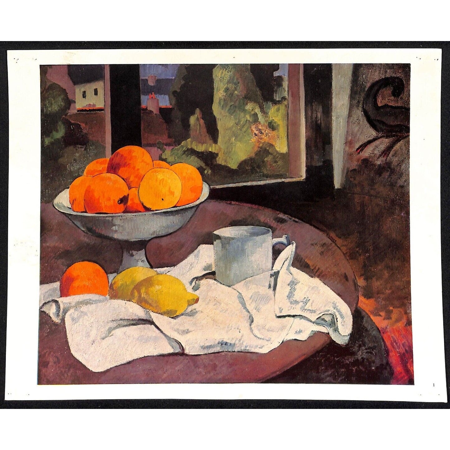 "The World Publishing Co." Gauguin Skira Color Prints w/ Cover & Bio Sheet