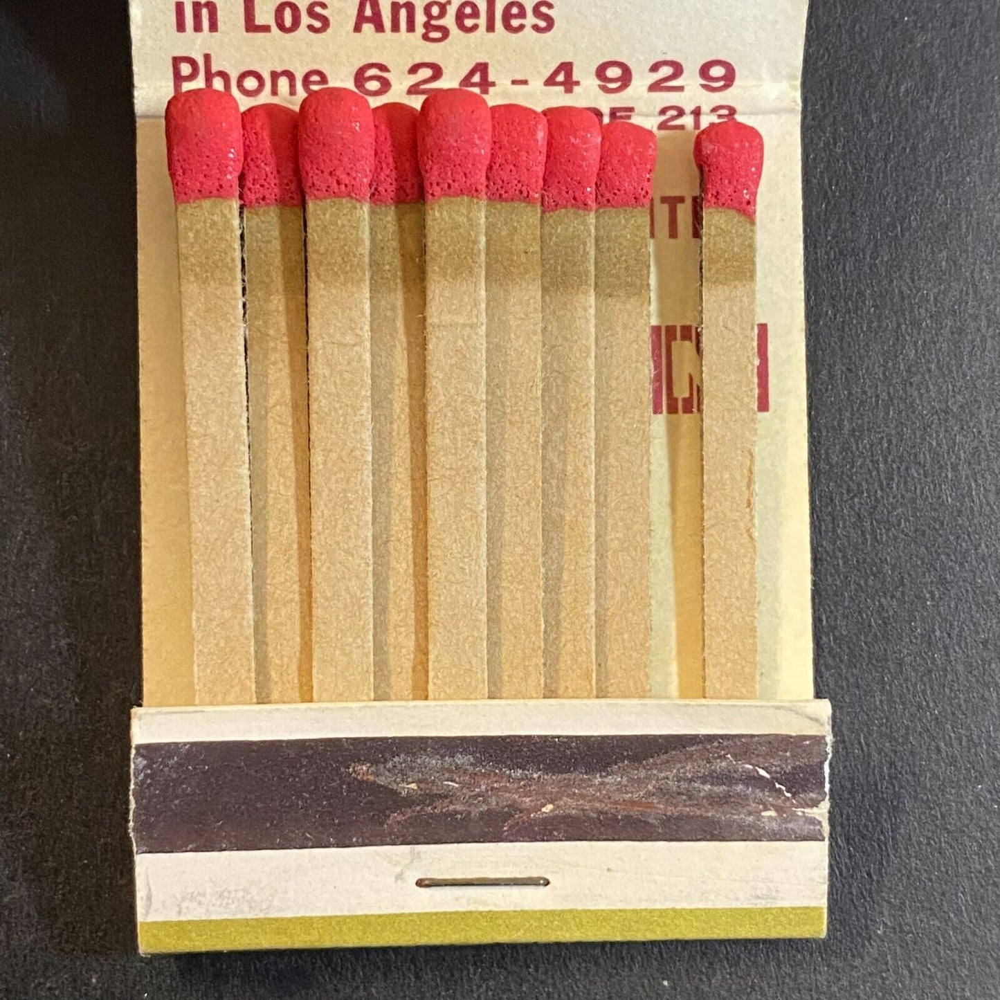 Hotel Fremont and Casino 3/4 Full (-5) Matchbook c1965-73