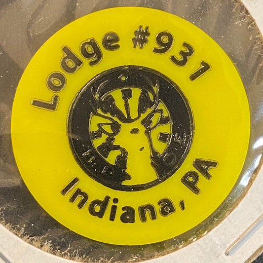 Indiana, PA Moose Lodge #931 c1970's-80's Plastic "$4.50" Token