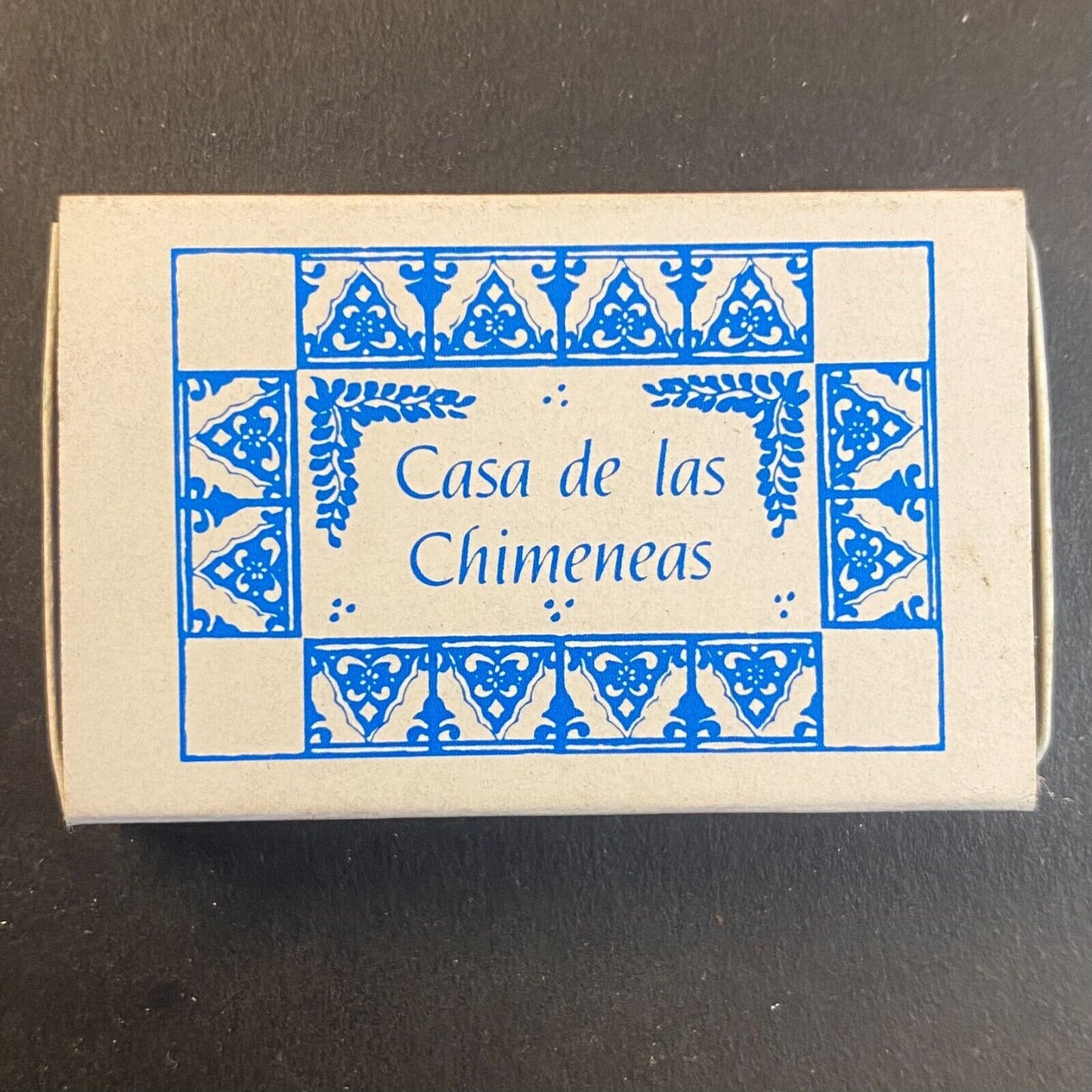 Casa de las Chimeneas Taos, NM Vintage Matchbox VGC Scarce