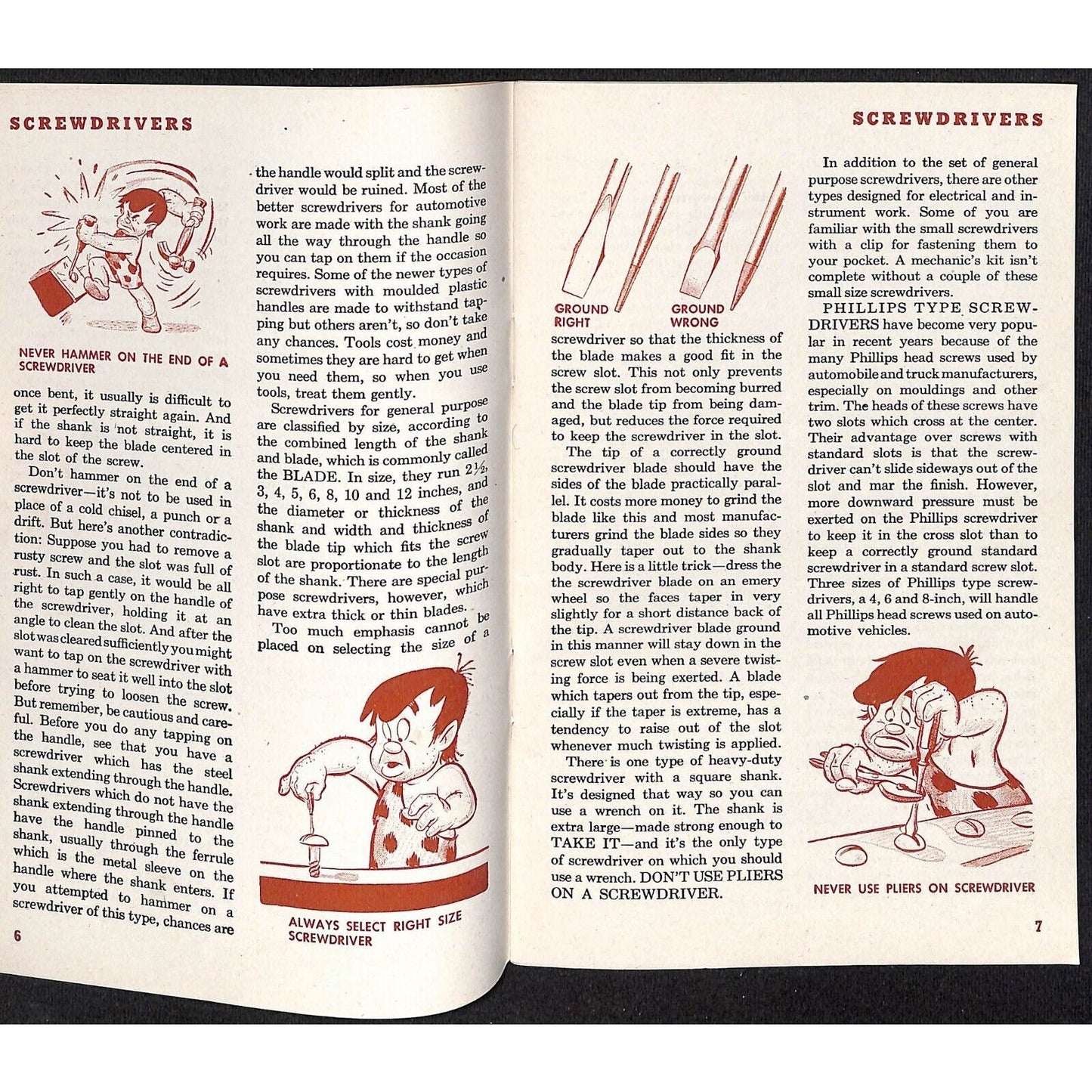 General Motors 1945 "The ABC's of Hand Tools" Booklet 45pp VGC