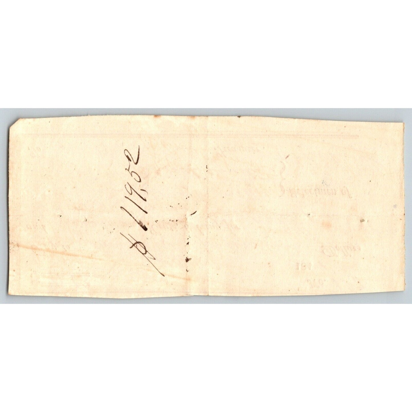 1844 Jabez Knowlton* Newburgh ME Town Check to John _? for Boarding and Services