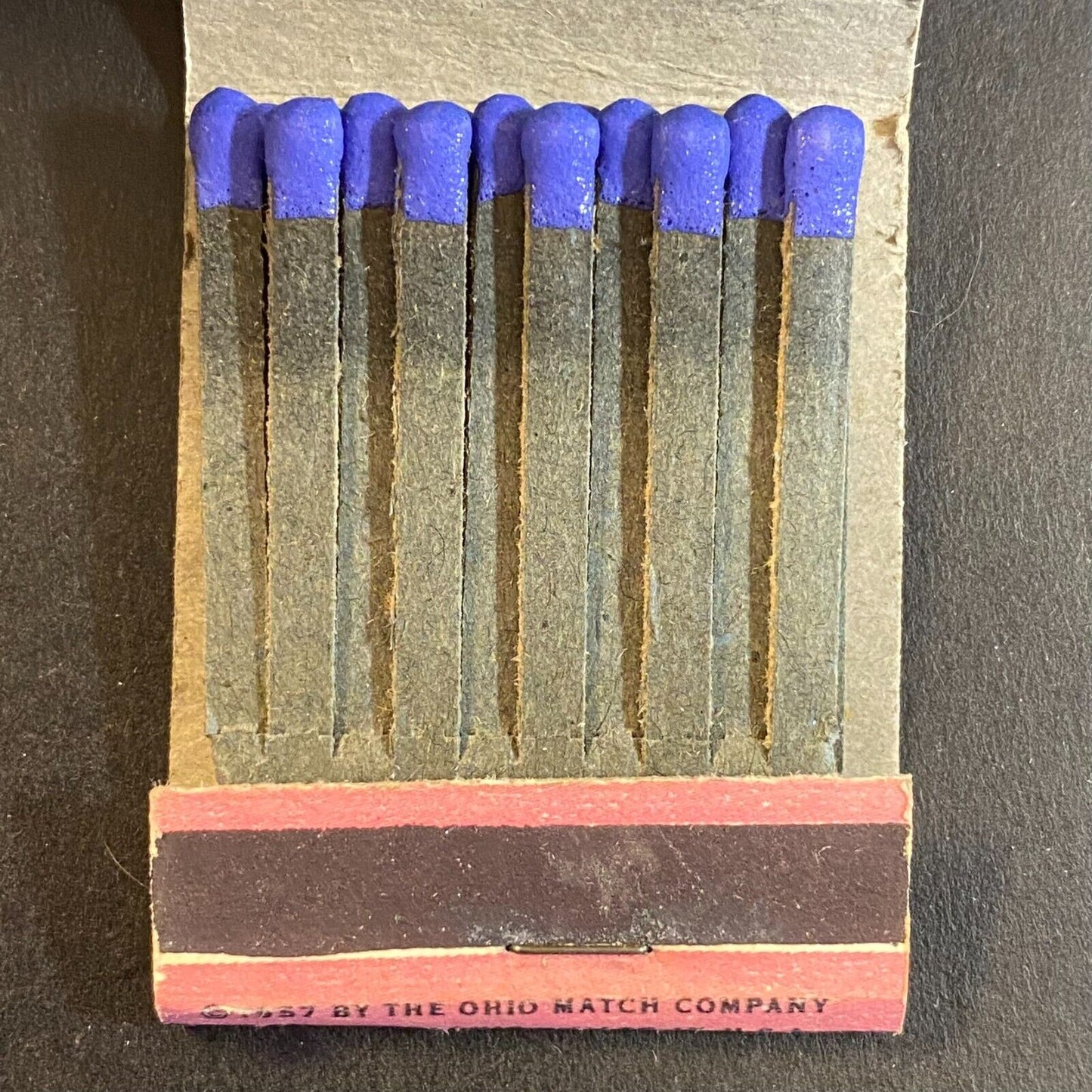 "Parakeets" Ohio Match Co. Full Matchbook c1957 VGC