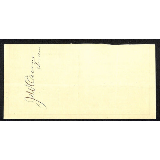 1886 Jefferson County Montana Territory School Warrant for "Teaching"