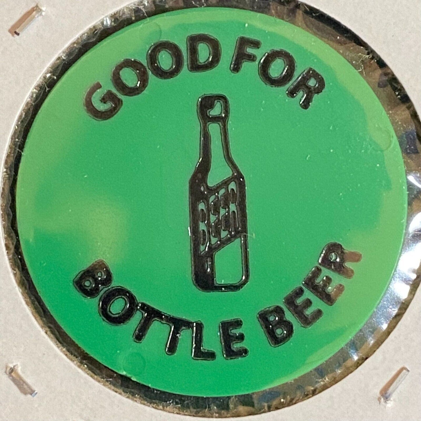 Hershey, PA A.L. Post #3502 c1970's-80's Plastic "G/F Bottle Beer" Token