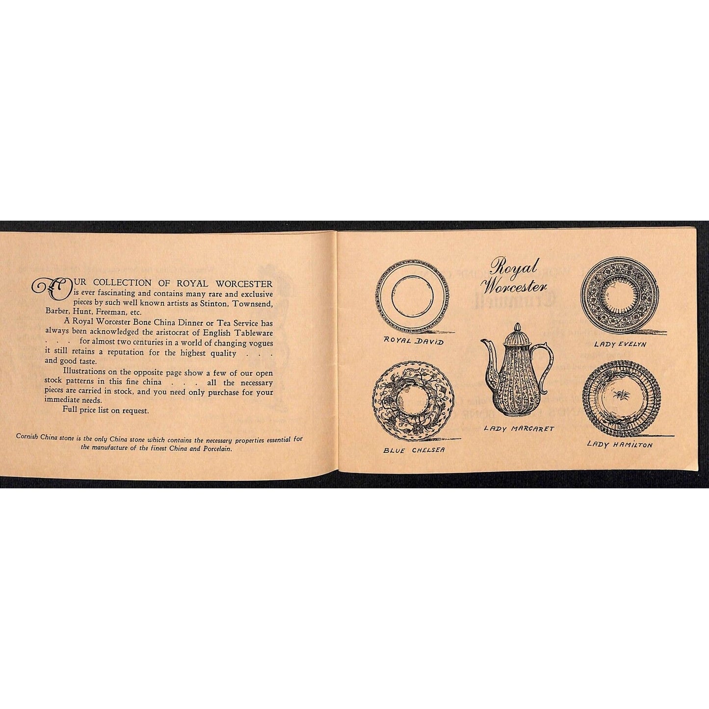"The English Shoppe" Period Arts, Ltd S.A. Reynolds Brochure VGC 36pp c1945