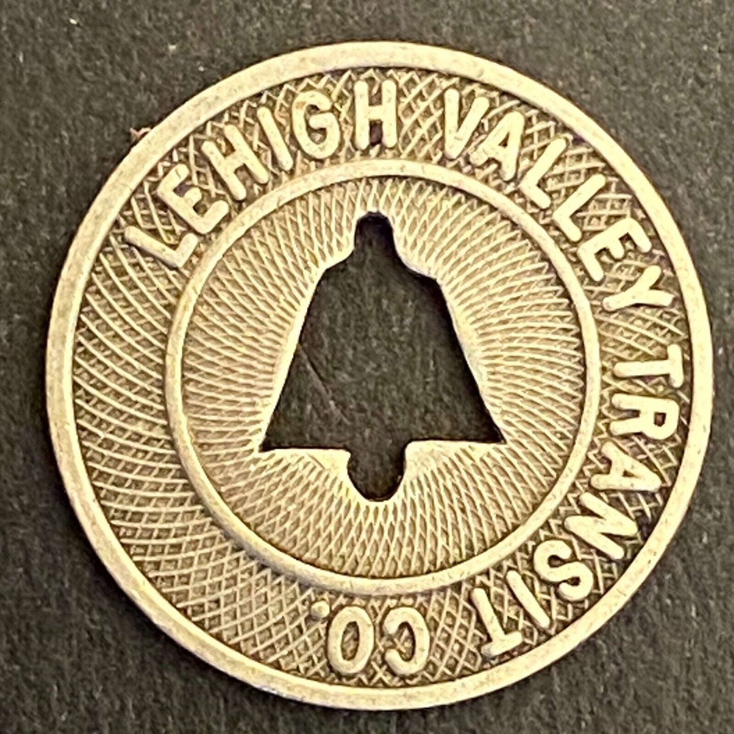 Lehigh Valley Transit Co (Allentown, PA) "Fare Check" Transit Token 16mm (#8)