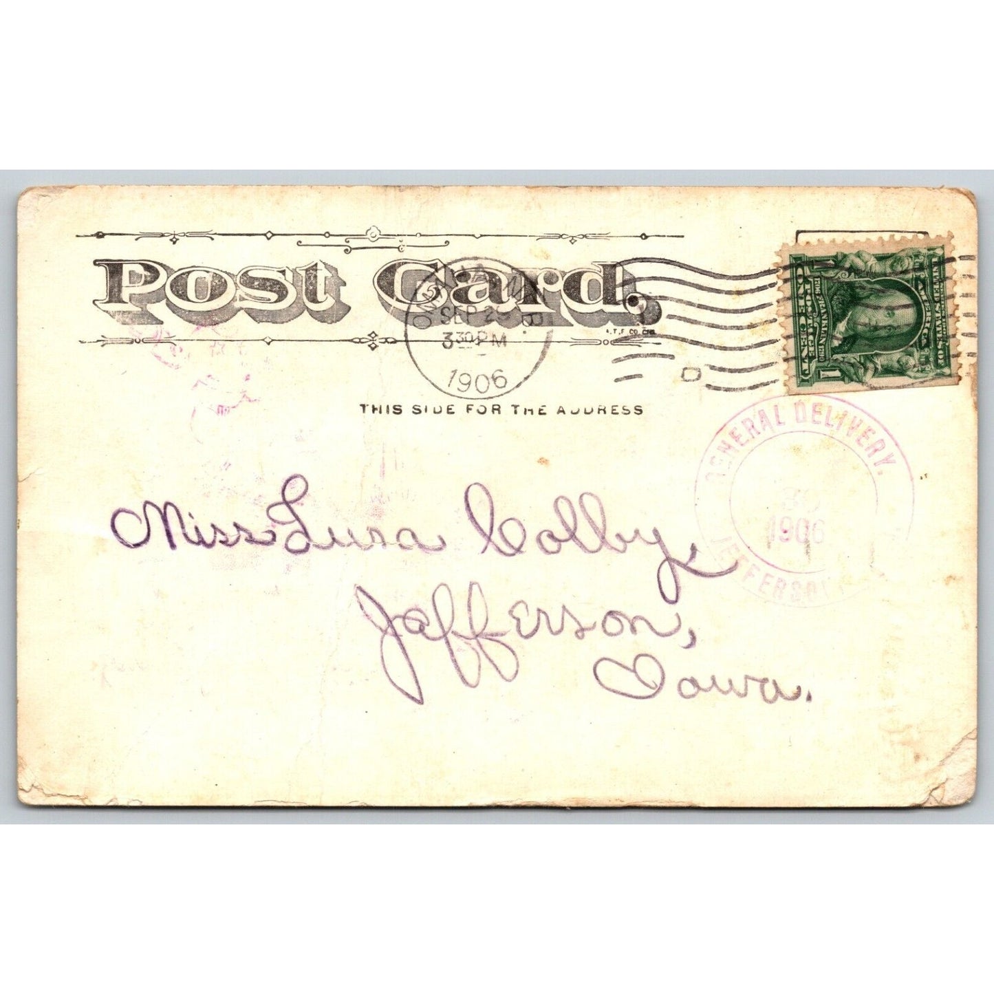 Funny Police Humor Postcard Police Chases Long Legged Man PM c1906