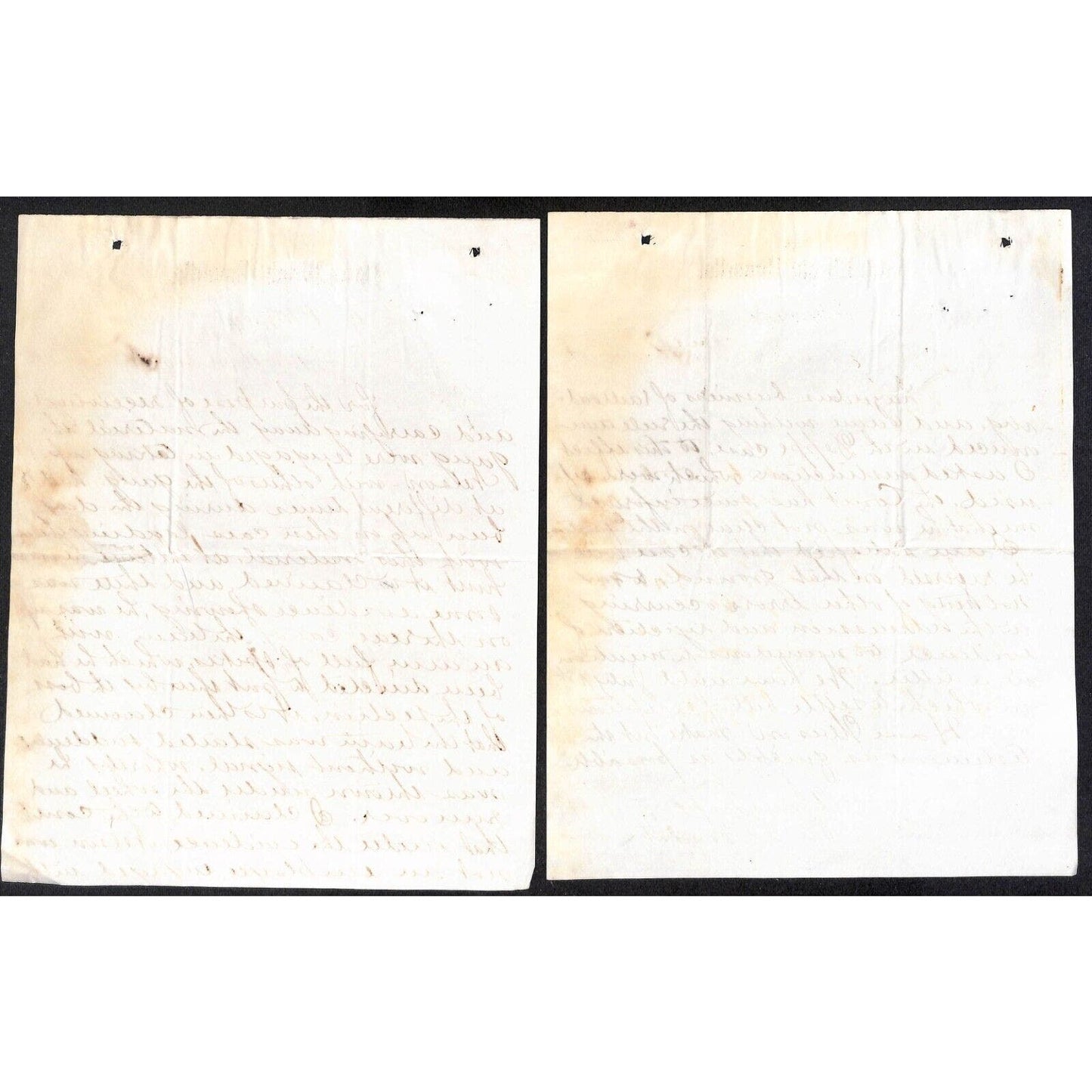 Gatch, Wright and Runnells c1872-74 Partial Letter "..Hazardous..Railroading"