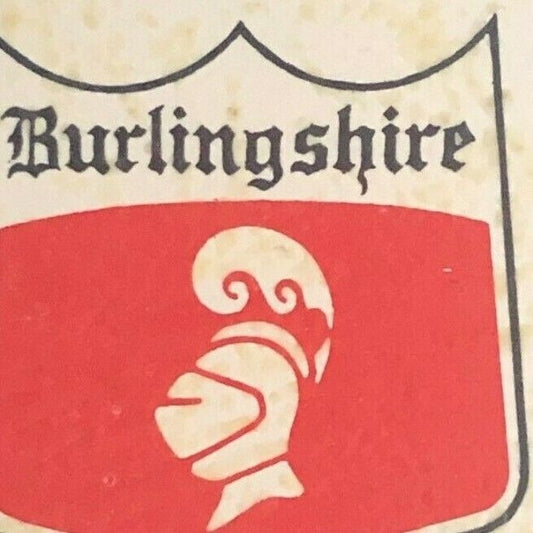 Burlingshire Hotel Motel Resort WI Knight c1970's Full Matchbook