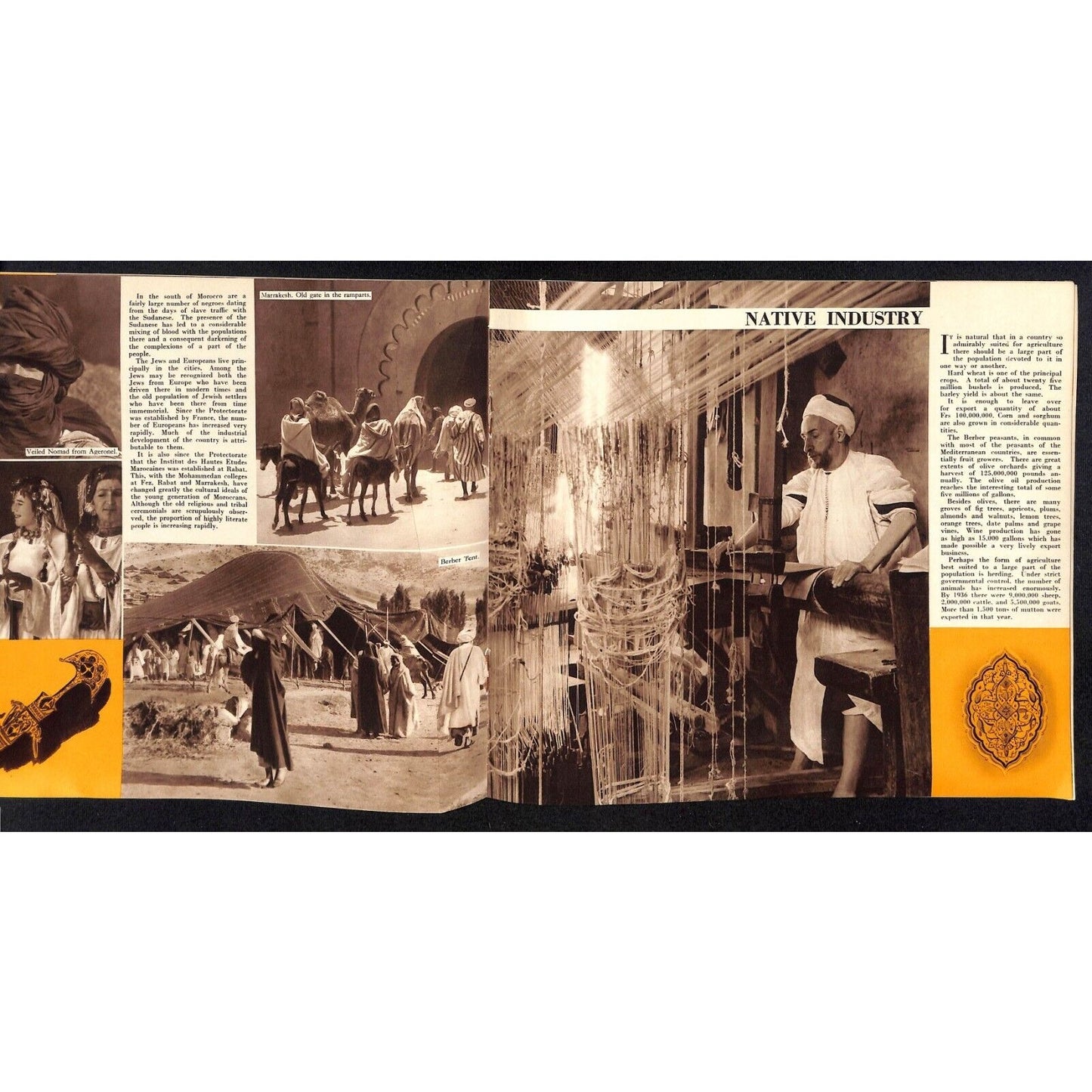 "What You Must Know About Morocco.." c1939 "NY World's Fair*" Brochure 20pp VGC