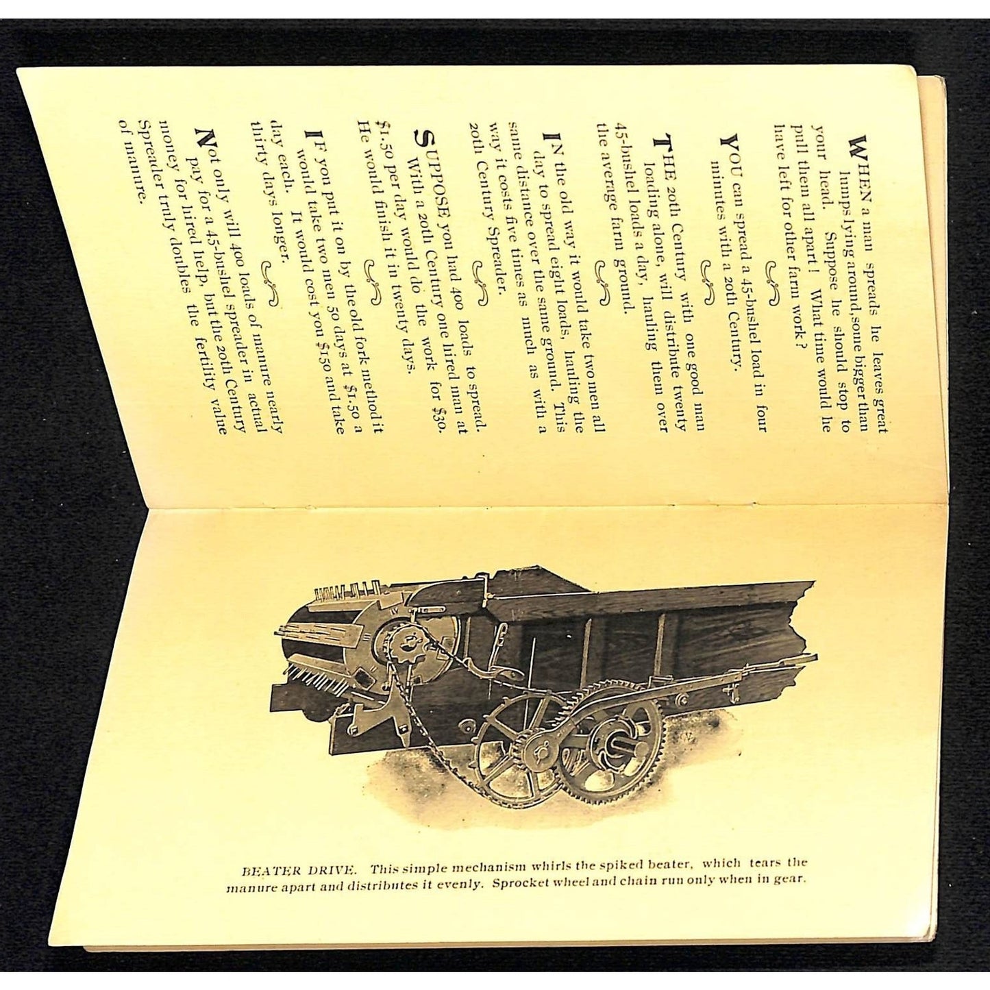 J.S. Kemp Mfg Co "..Money in the Manure.." Catalog / Brochure c1905-10 Scarce