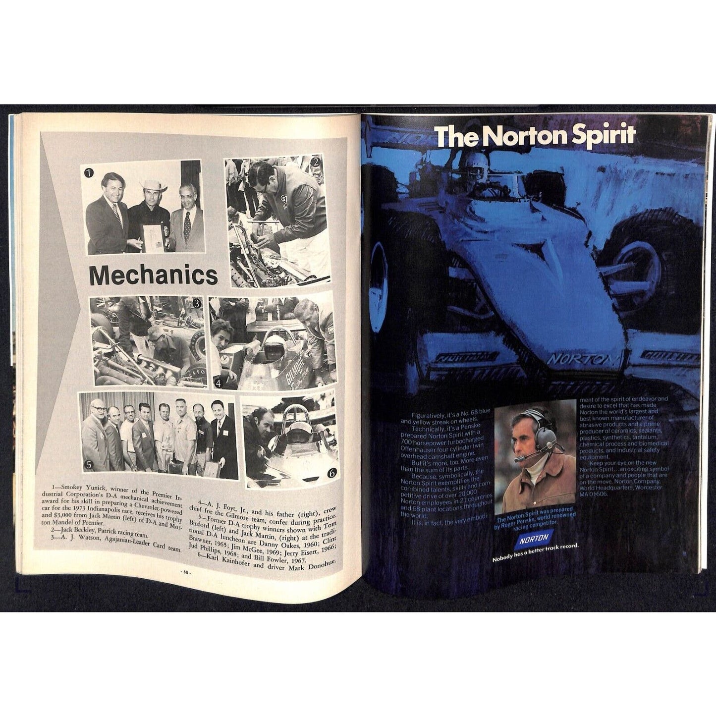 1974 Indianapolis 500 Program Racing VGC 112pp 9oz