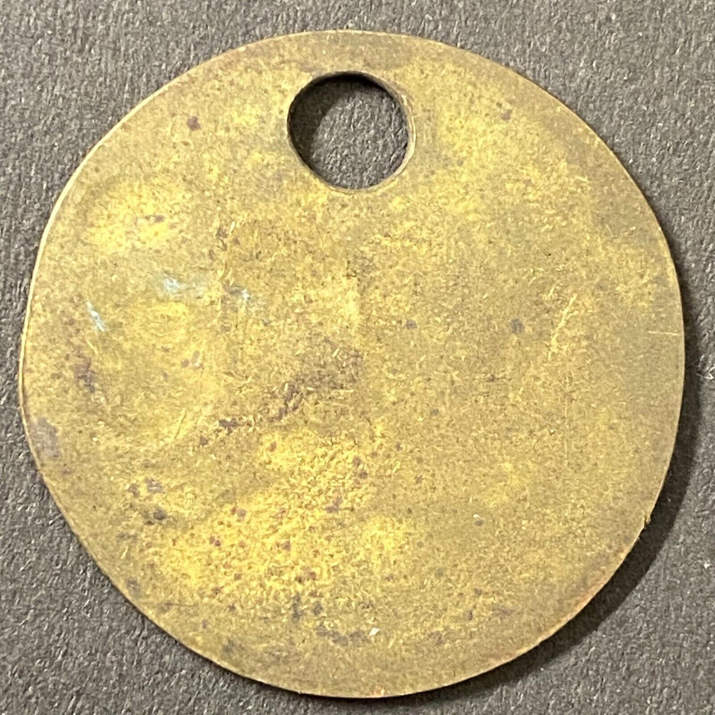 Mining Related ? M.S. Standard Brass Tool Check Token "76XX" 28.5mm +Blank (#5)