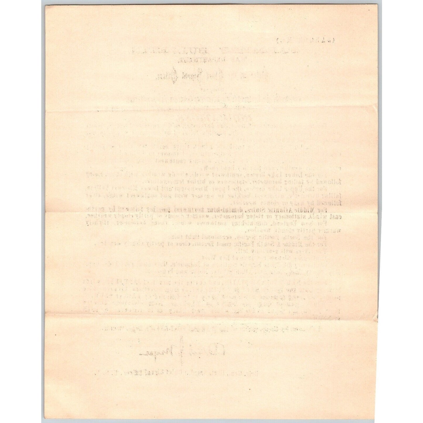 Bangor, ME Chief Signal Office, War Department Farmers' Bulletin Jan. 6, 1879