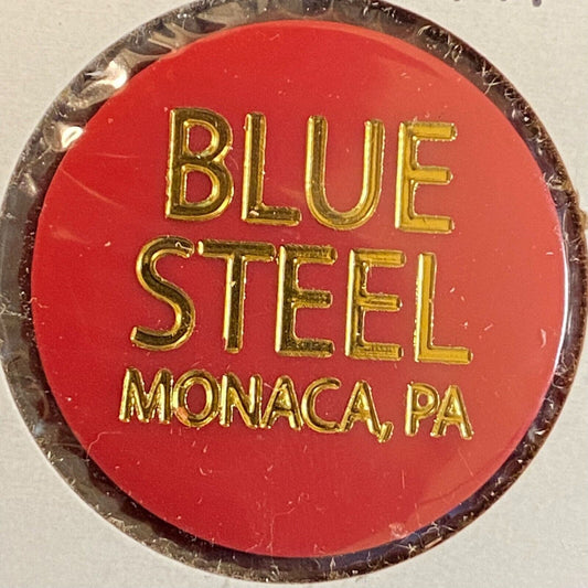 Monaca, PA Blue Steel c2000 Plastic Token "Top Shelf" Red Drink Token