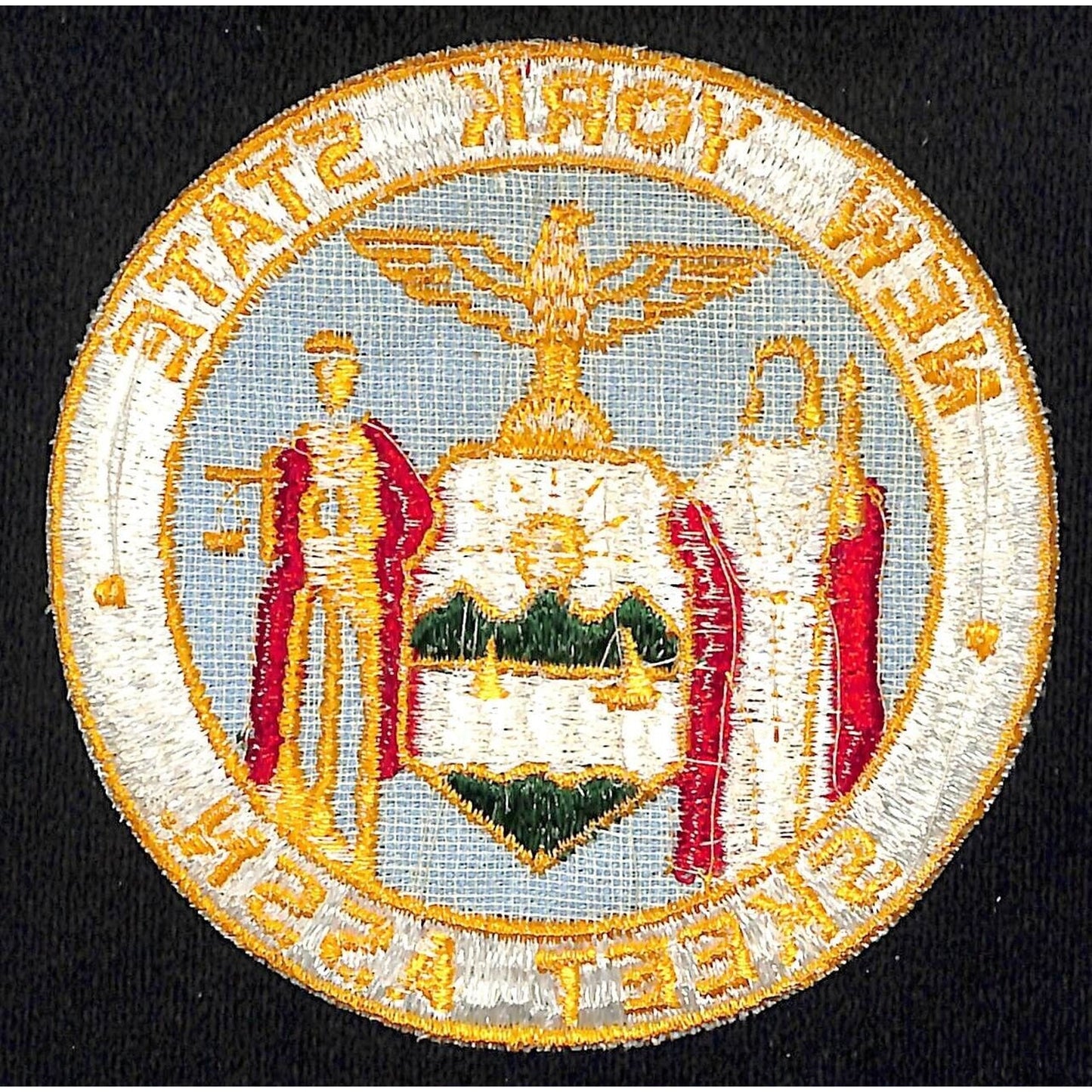 New York State Skeet Assn. Vintage Emb. Patch 3.75" VGC NOS c1970's-80's Scarce