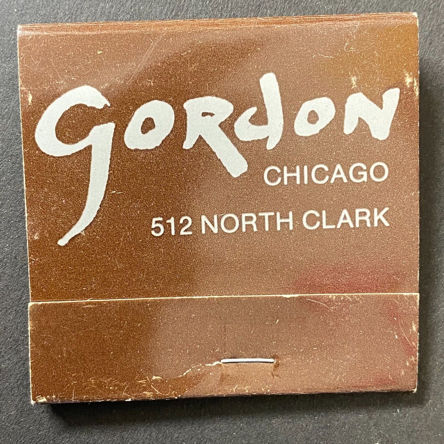 Gordon Restaurant Chicago Full Matchbook c1976-80's - Scarce
