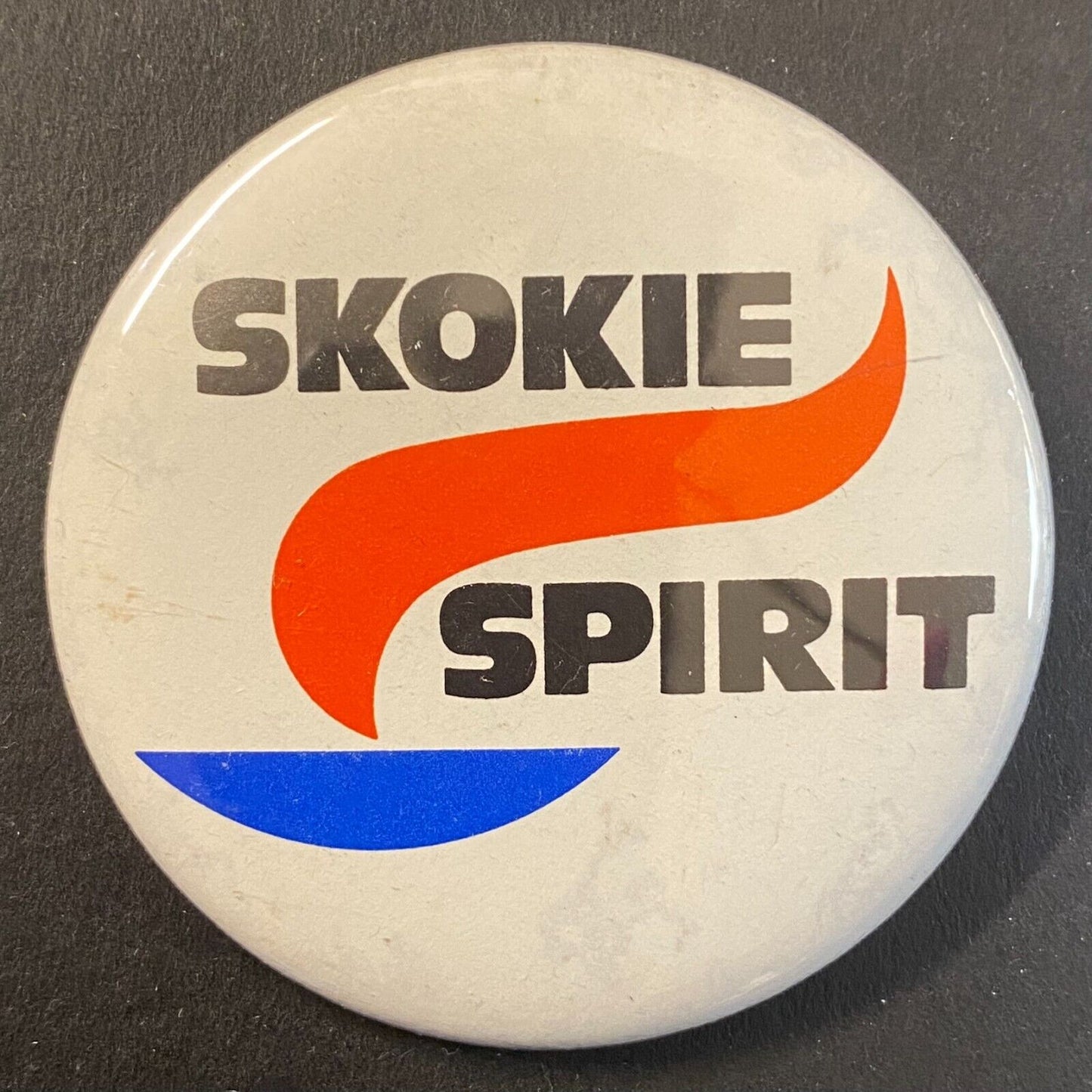 "Skokie Spirit" c1980's-90's Steel Pinback 2"