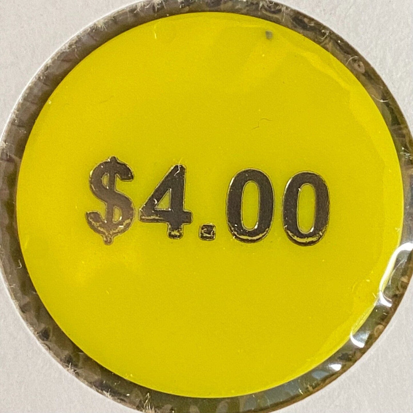 Harborcreek, PA Fiddle Inn c1970's-80's Plastic "$4.00" Token