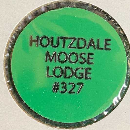 Houtzdale, PA Moose Lodge #327 c1970's-80's Plastic "Soda" Token
