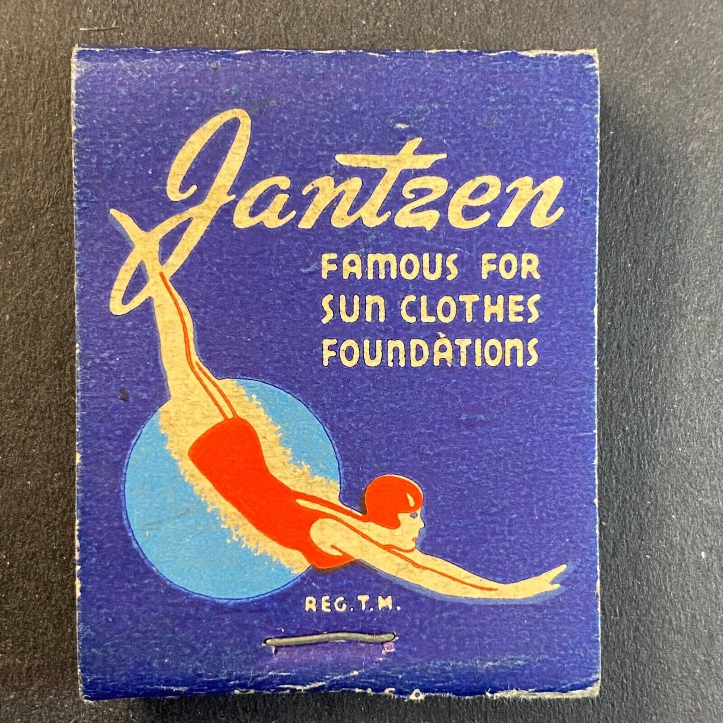 Jantzen Swim Suits Sweaters c1948 Near Full (-1) Matchbook Scarce