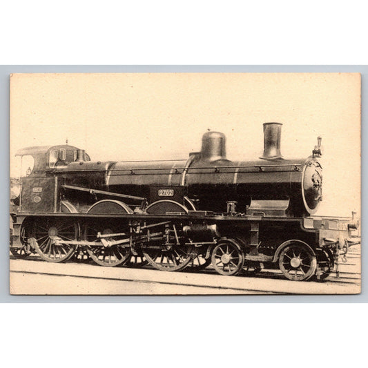 French Railroad RPPC* Postcard Machine 2702 Series 2701-2720 c1900 H.M.P.
