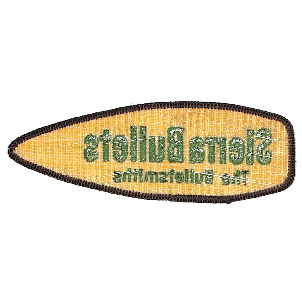 Sierra Bullets "The Bulletsmiths" Vintage Emb. Patch 5" c1970's-80s NOS