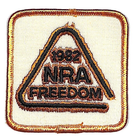 1982 NRA Freedom Embr. Patch 2 3/4" x 2 3/4" NOS VGC