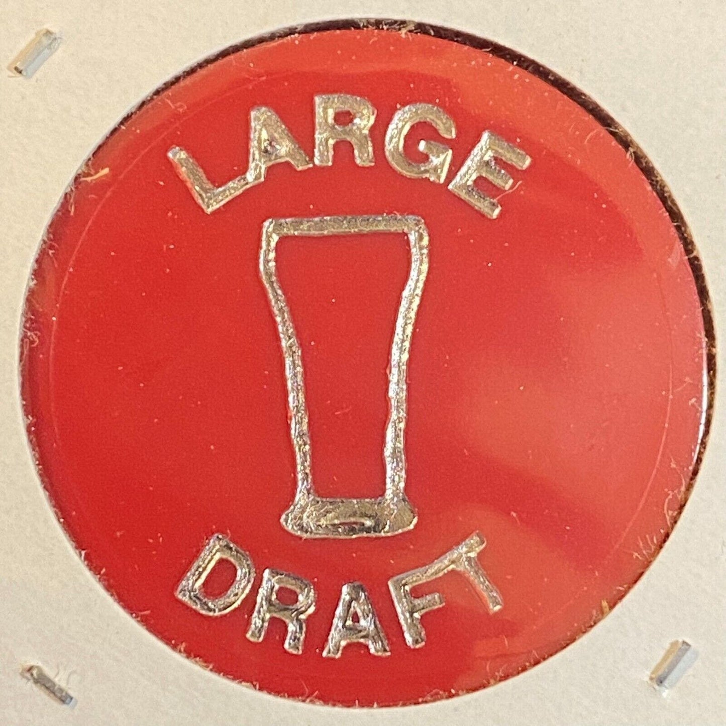 Hopewell Township, PA Mulligan's c1970's-80's Plastic "Large Draft" Token