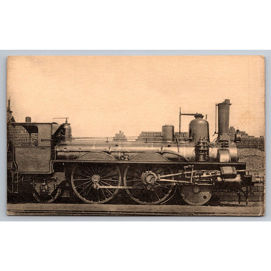 French Railroad RPPC* Postcard Machine 2027 Series 121-021 - 028 c1900 H.M.P.