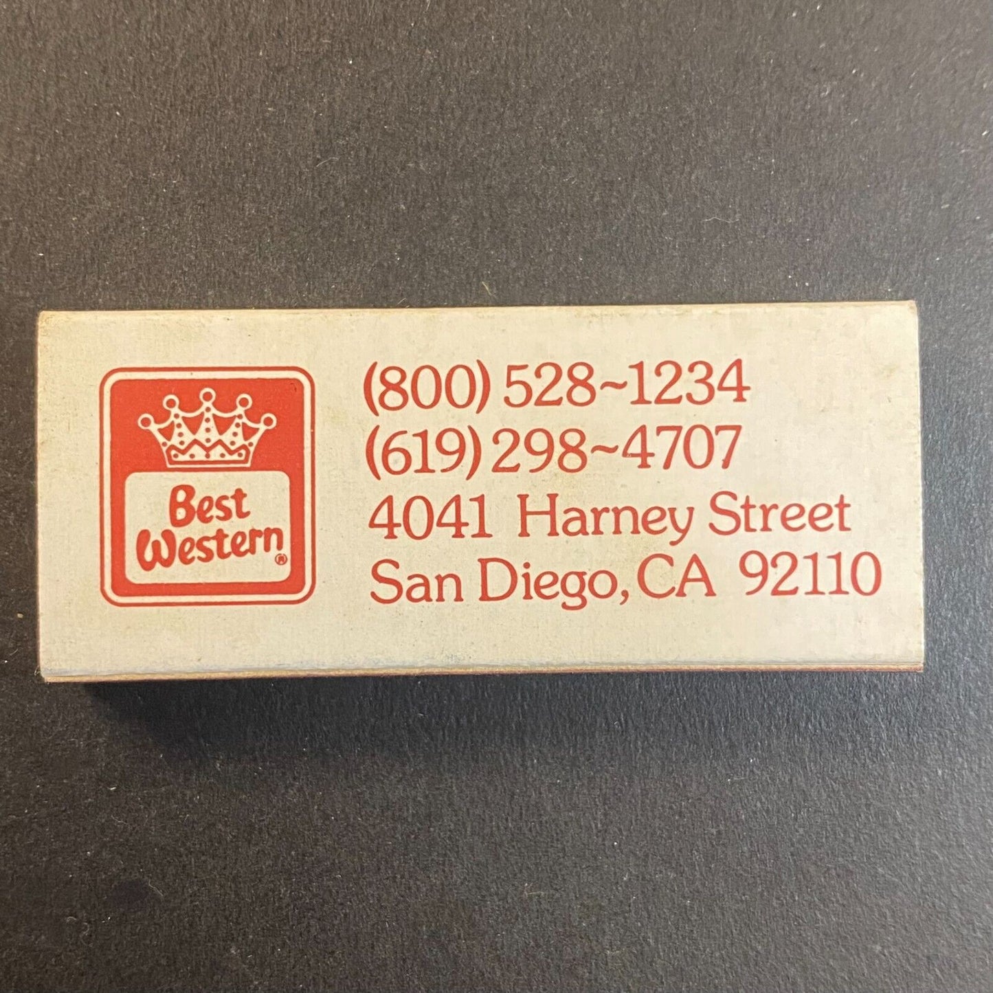 Hacienda Hotel Old Town San Diego Best Westin Vintage Matchbox VGC