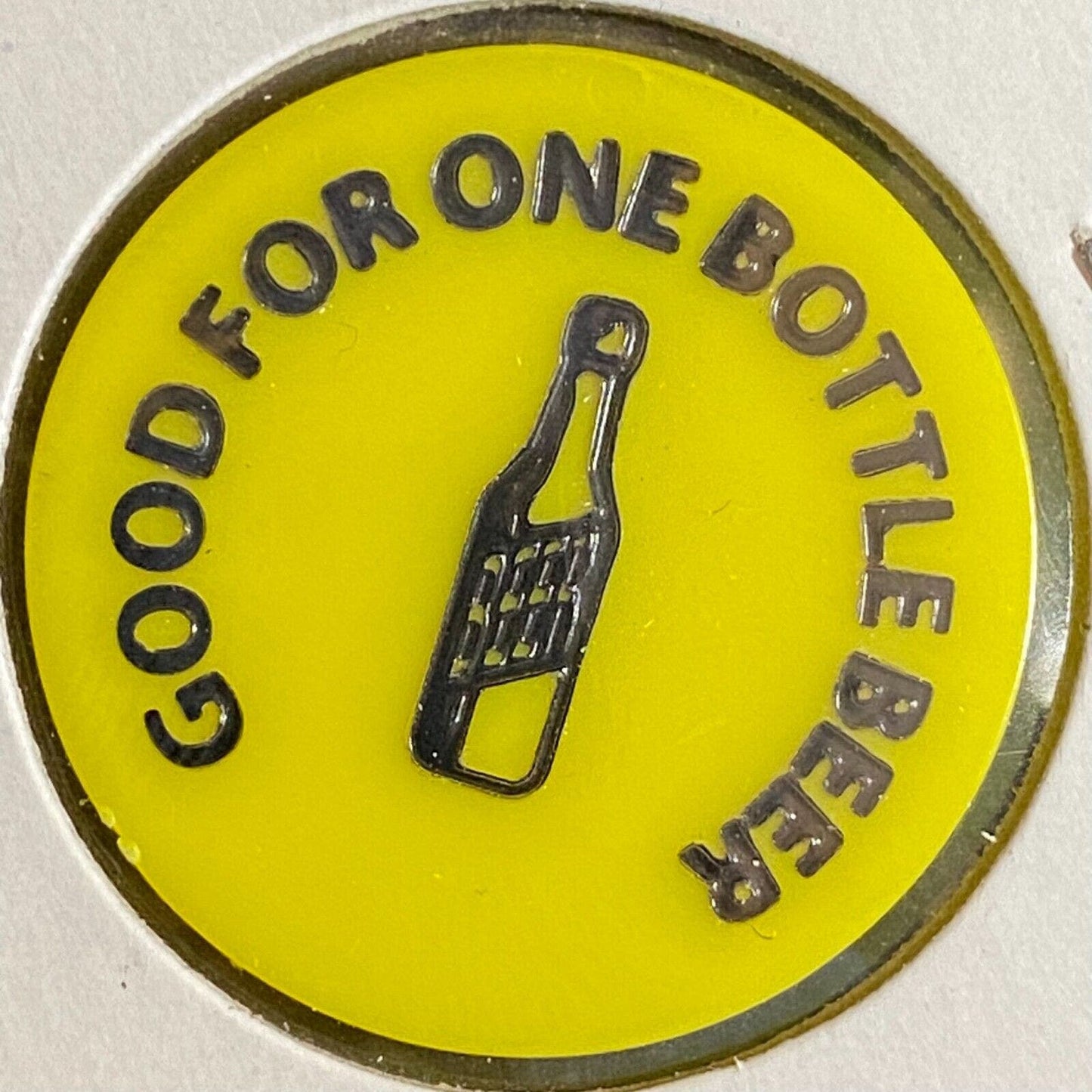 Mocanaqua, PA Polish Falcons Nest 163 c1980's Plastic Token G/F One Bottle Beer