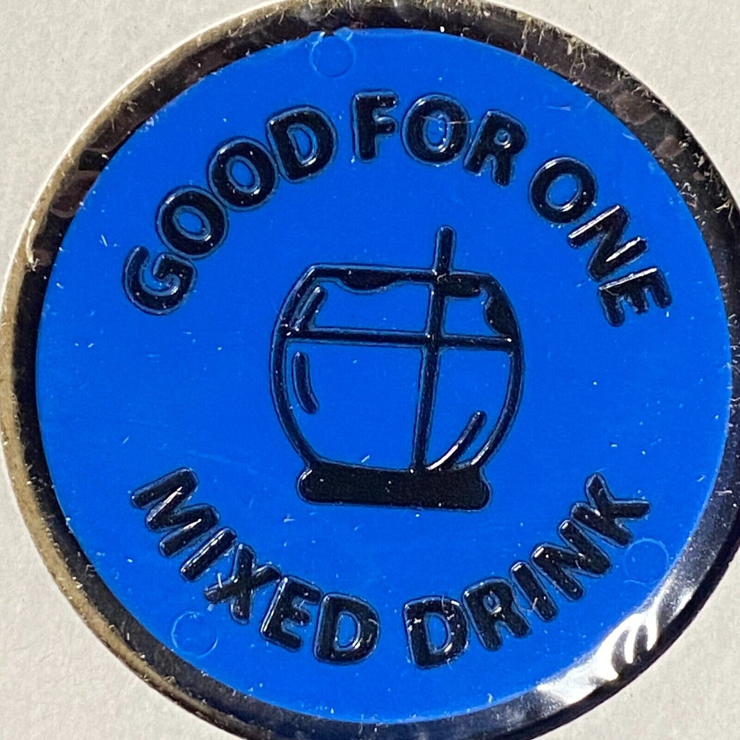 Brookville, PA Hour Glass Bar Plastic Token G/F One Mixed Drink (#2)