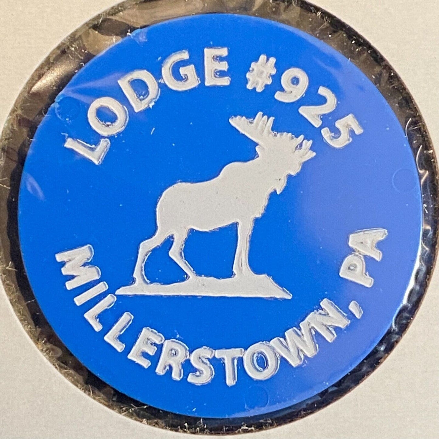 Millerstown, PA Moose Lodge #925 c1980's Plastic Token "G/F One Mixed Drink"
