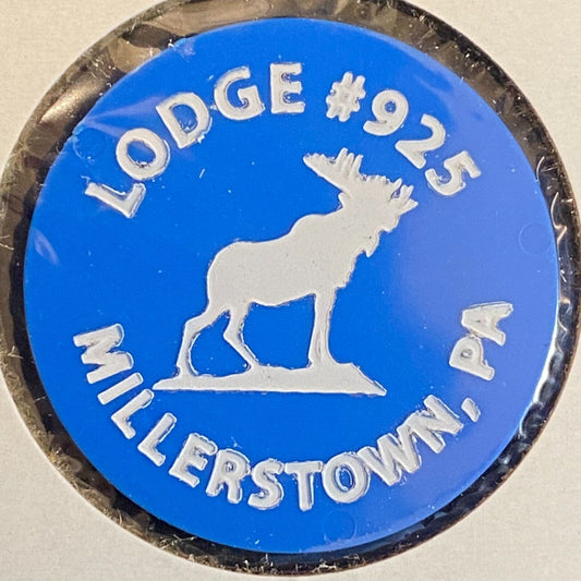 Millerstown, PA Moose Lodge #925 c1980's Plastic Token "G/F One Mixed Drink"