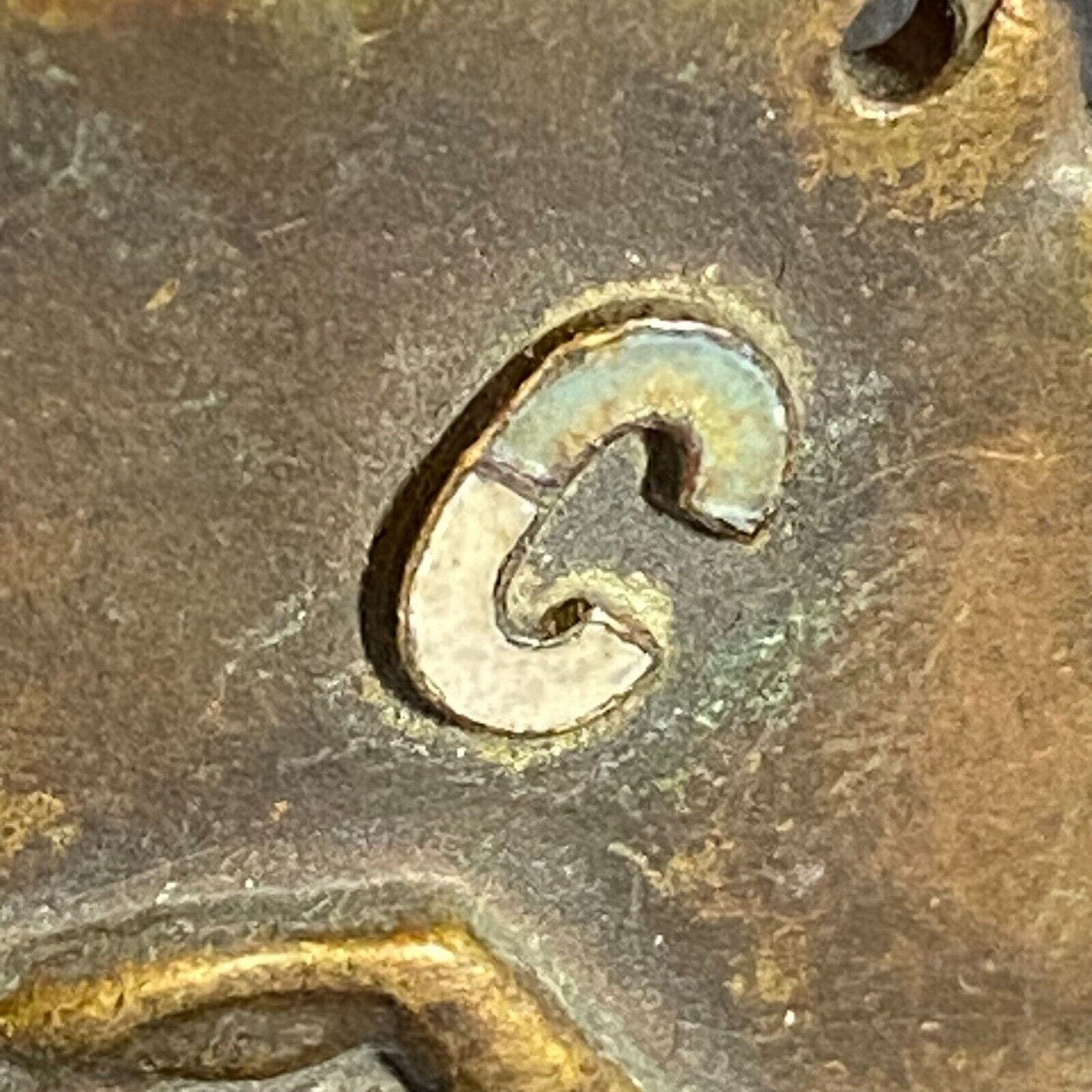 c1920's-30's Swimming Pendant / Medal 33mm 14g w/ Damage